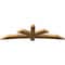 Ekena Millwork Davenport Rough Sawn Timber Gable Bracket, Western Red Cedar, 96"W x 28"H x 4"D x 6"F, 7/12 Pitch GBW096X28X0406DAV00RWR - alternate 3